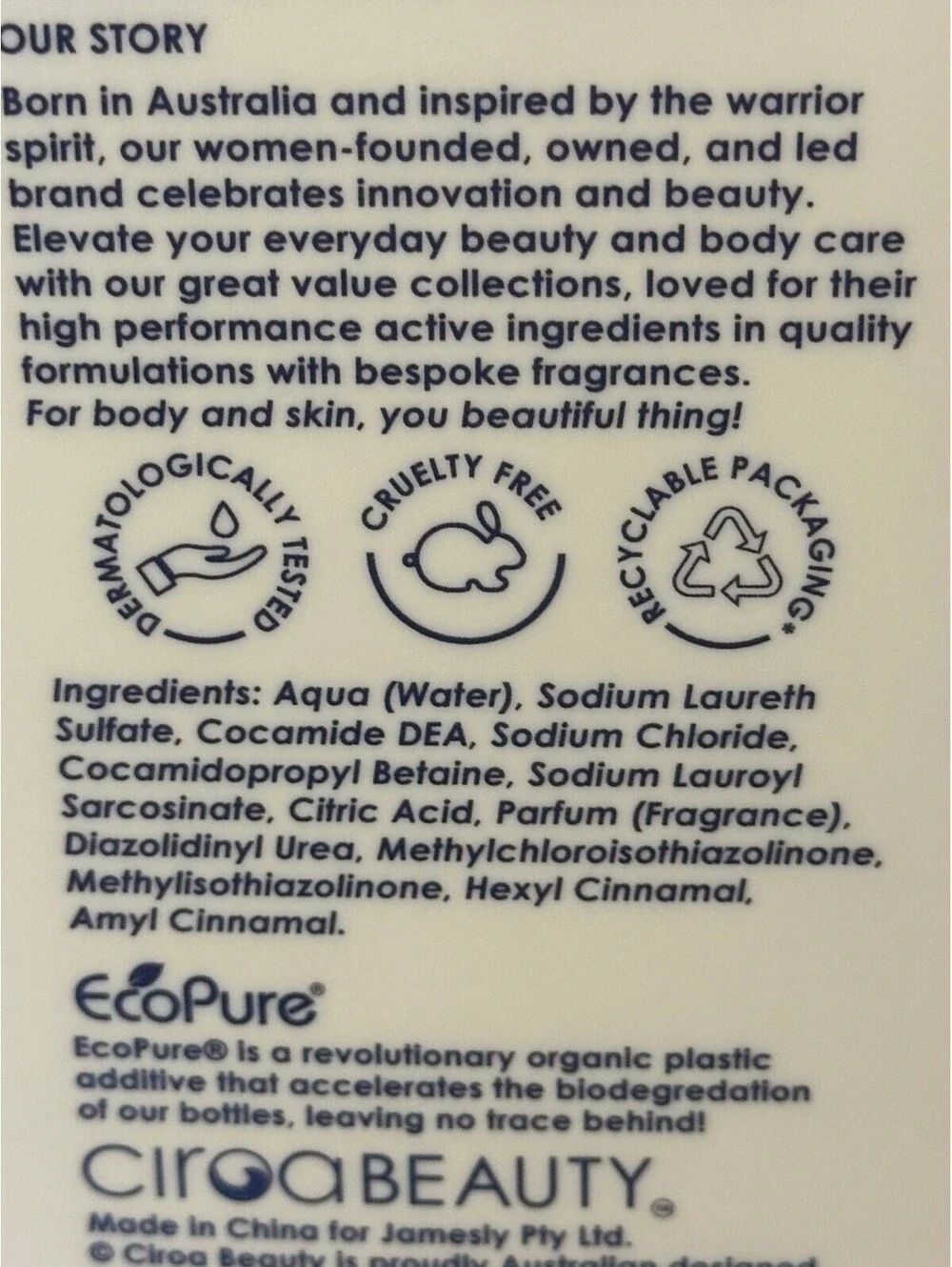 Ciroa hydrating nourishing